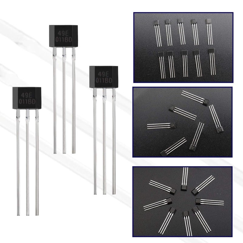 SING F LTD 10Pcs 49E OH49E S49E SS49E TO-92 Linear Hall Effect Sensors Magnetic Detector 3 Terminal Sensitive for Electric Vehicle Motor Repair Applications - Image 5